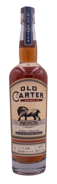Old Carter 13 Year Old American Whiskey Batch #5 | 750ML