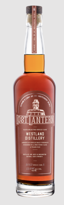 Lost Lantern 2023: Westland Distillery American Single Malt Finished in a Red Wine Cask at CaskCartel.com