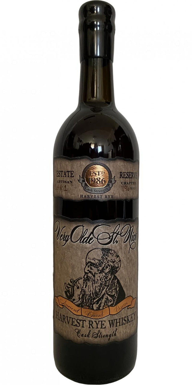 Very Olde St. Nick Ancient Barrel Reserve Cask Strength Harvest Rye Whiskey at CaskCartel.com