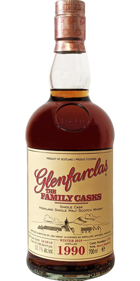 Glenfarclas 1990 The Family Casks (Release Winter 2019) (Cask #1188) Single Malt Scotch Whisky | 700ML at CaskCartel.com
