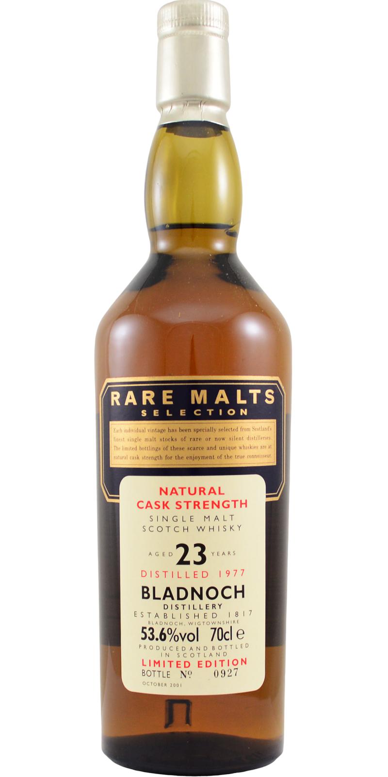 Bladnoch 23 Year Old (D.1977, B.2001) Rare Malts Cask Strength Scotch Whisky | 700ML at CaskCartel.com