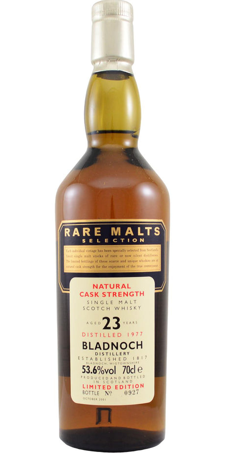 Bladnoch 23 Year Old (D.1977, B.2001) Rare Malts Cask Strength Scotch Whisky | 700ML at CaskCartel.com