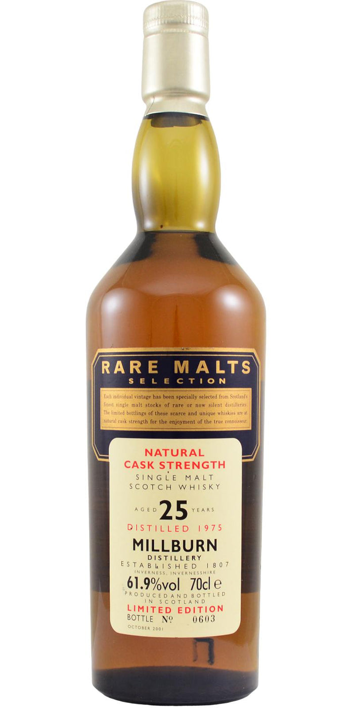 Millburn 25 Year Old (D.1975, B.2001) Rare Malts Scotch Whisky | 700ML