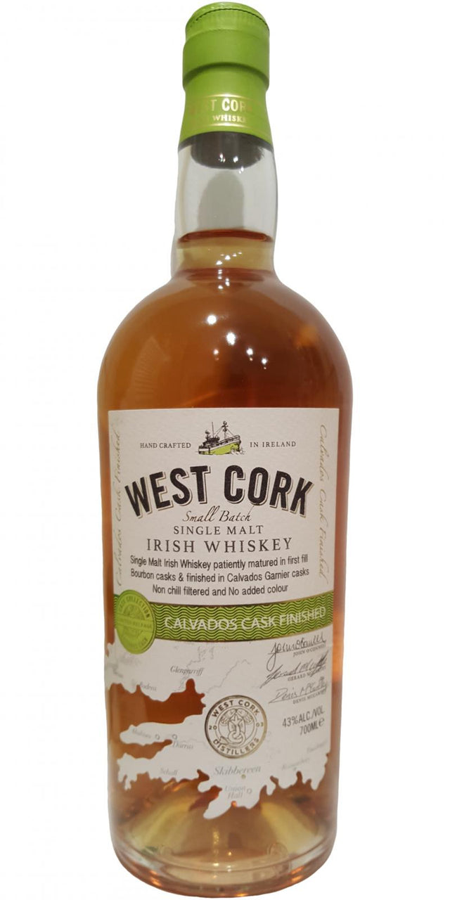 West Cork Single Malt Calvados Cask Finished Irish Whiskey | 700ML at CaskCartel.com