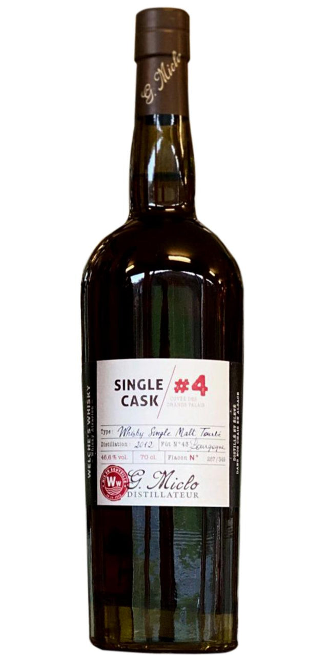Welche's 2012 Single Cask #4 Tourbé (Cask #43) 2019 Release Single Malt Whisky | 700ML at CaskCartel.com