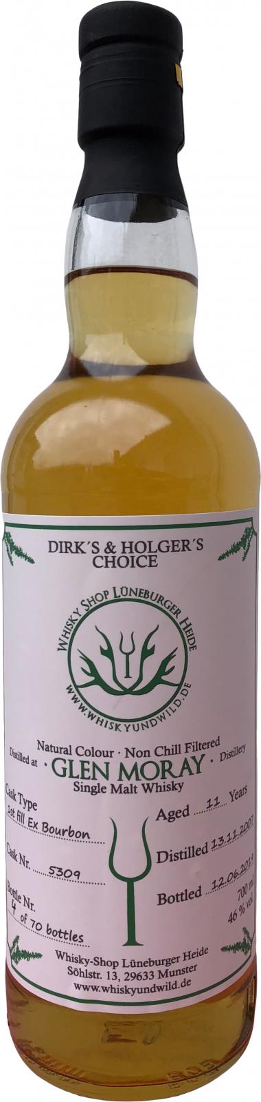 Glen Moray 2007 WSLH Dirk‘s und Holger‘s Choice (Cask #5309) 11 Year Old 2019 Release Single Malt Scotch Whisky | 700ML at CaskCartel.com