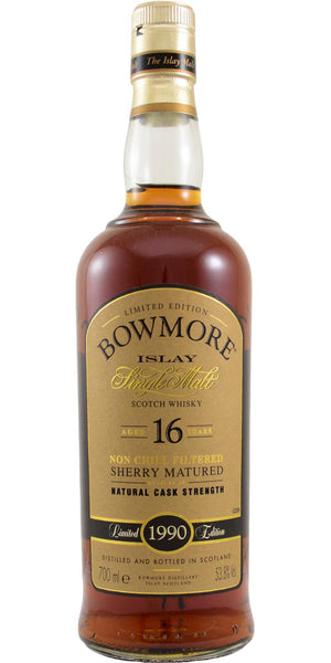 Bowmore (1990) 16 Year Old Sherry Cask Matured Scotch Whisky | 700ML at CaskCartel.com
