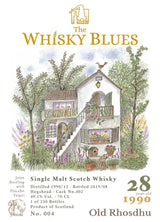 Old Rhosdhu 1990 (The Whisky Blues) No. 004 (Cask #402) 28 Year Old 2019 Release Single Malt Scotch Whisky | 700ML at CaskCartel.com