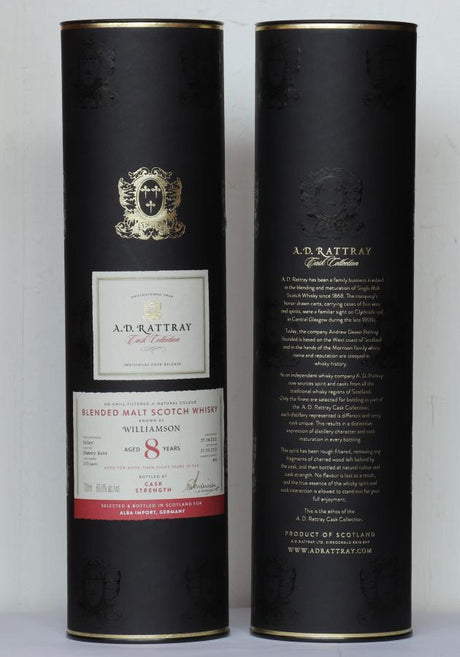 Williamson 2011 DR (Cask #133) 8 Year Old 2019 Release Blended Malt Scotch Whisky | 700ML at CaskCartel.com