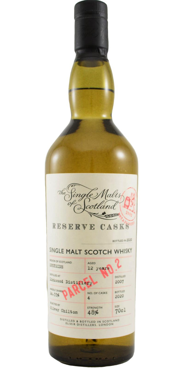 Linkwood 2007 ElD The Single Malts of Scotland - Reserve Casks 12 Year Old (2020) Release Scotch Whisky | 700ML at CaskCartel.com