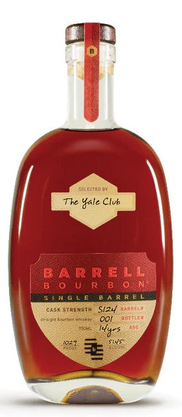 Barrell Bourbon Single Barrel S124 The Yale Club | 750ML at CaskCartel.com