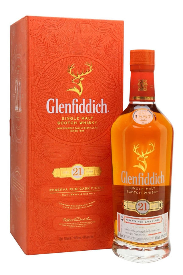 Glenfiddich 21 Year Old Reserva Rum Cask Finish | 750ML at CaskCartel.com