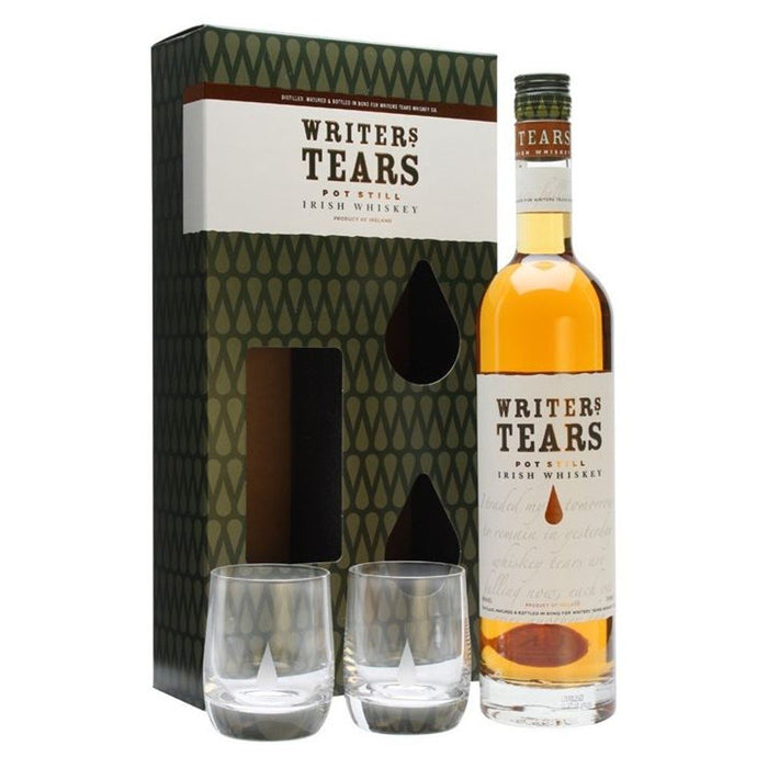 Writers Tears Copper Pot Irish Whiskey Gift Set with Glasses