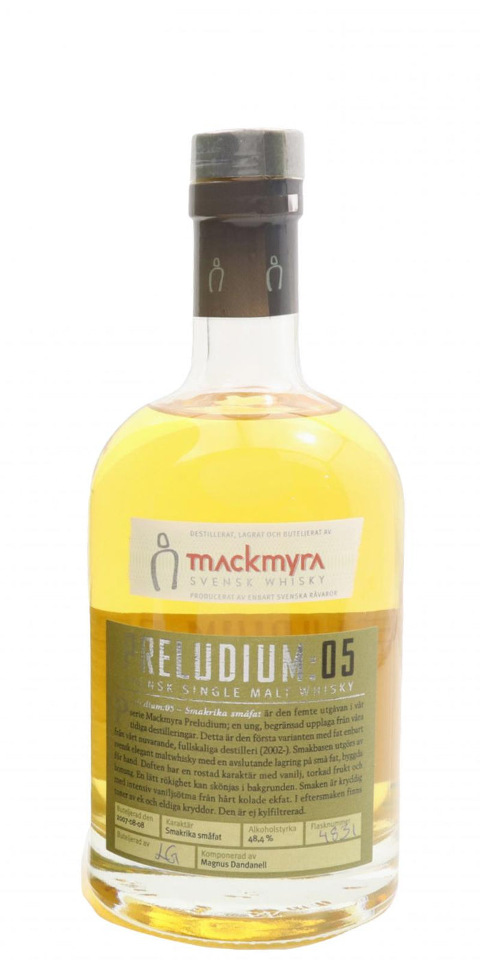 Mackmyra Preludium 05 Single Malt Whisky | 500ML