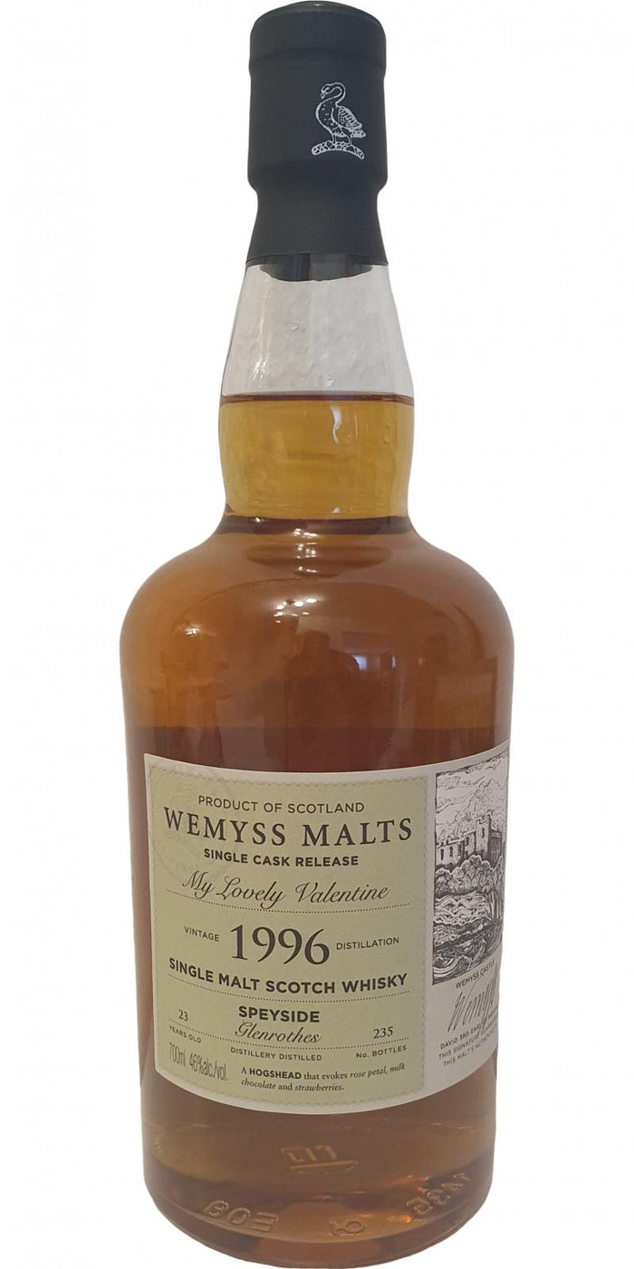 Glenrothes (1996) 23 Year Old My Lovely Valentine Wemyss Malts Scotch Whisky | 700ML