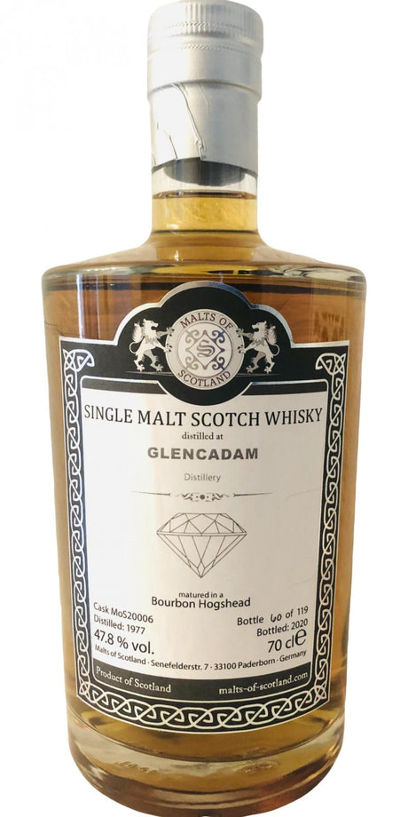 Glencadam 1977 MoS Warehouse Diamonds (2020) Release (Cask #MoS 20006) Scotch Whisky | 700ML at CaskCartel.com