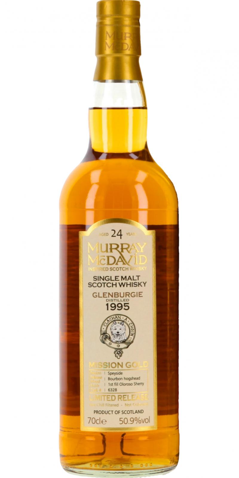 Glenburgie 1995 (Murray McDavid) Mission Gold (Cask #6328) 24 Year Old 2019 Release Single Malt Scotch Whisky | 700ML at CaskCartel.com