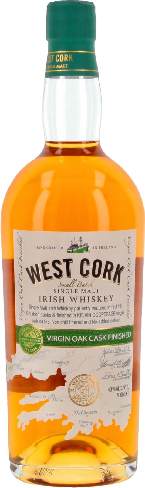 West Cork Single Malt Virgin Oak Cask Finished Irish Whiskey | 700ML at CaskCartel.com