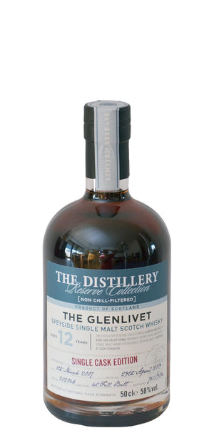 Glenlivet 2007 The Distillery Reserve Collection 12 Year Old 2019 Release (Cask #212048) Single Malt Scotch Whisky | 500ML at CaskCartel.com