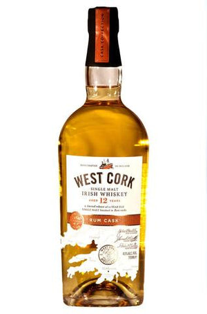 West Cork 12 Year Old Rum Cask Single Malt Irish Whiskey at CaskCartel.com