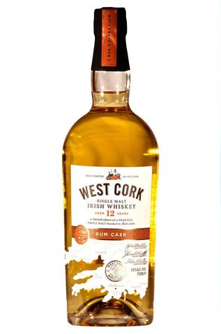 West Cork 12 Year Old Rum Cask Single Malt Irish Whiskey
