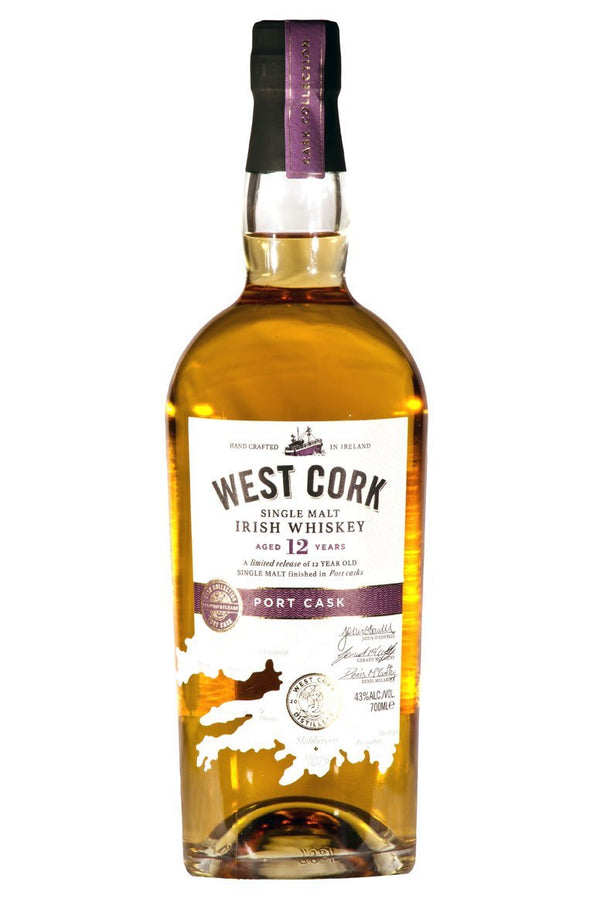 West Cork Single Malt Irish 12 Year Port Cask Whiskey at CaskCartel.com
