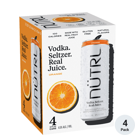 NUTRL Hard Seltzer Orange Cocktail | 4x355ML at CaskCartel.com