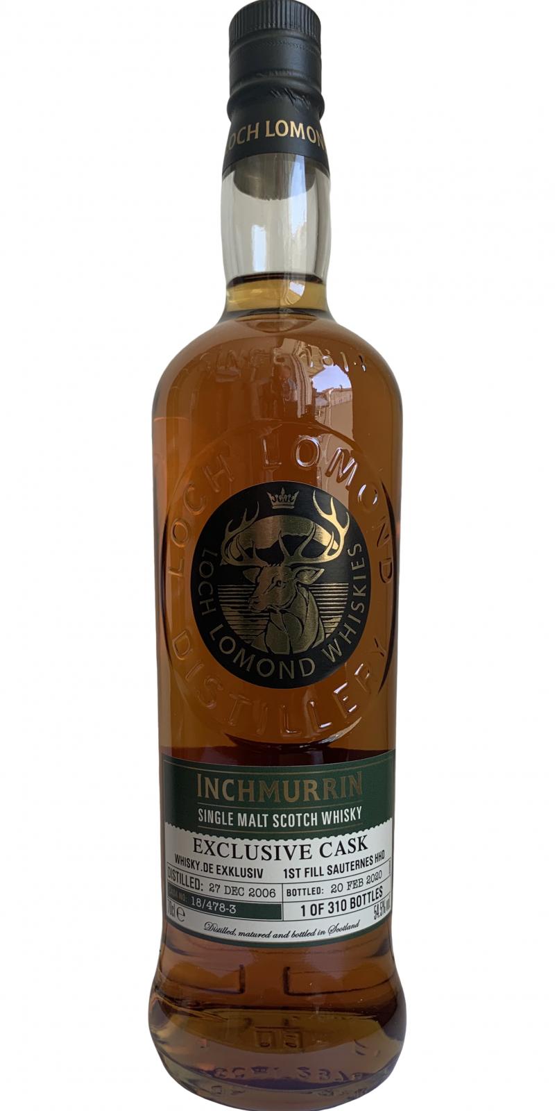 Inchmurrin 2006 Exclusive Cask 13 Year Old (2020) Release (Cask #18/478-3) Scotch Whisky | 700ML at CaskCartel.com