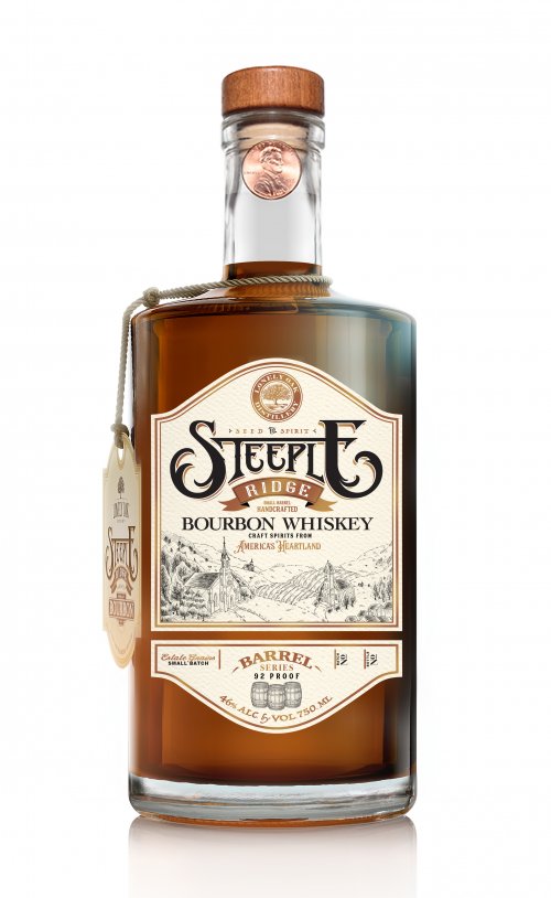 Steeple Ridge Single Barrel Handcrafted Bourbon Whiskey