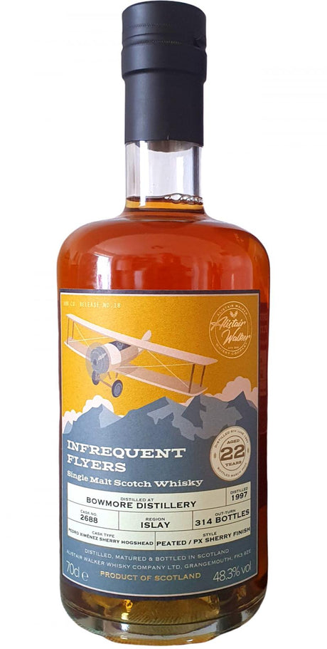 Bowmore Infrequent Flyers Single Cask #2688 1997 22 Year Old Whisky | 700ML at CaskCartel.com