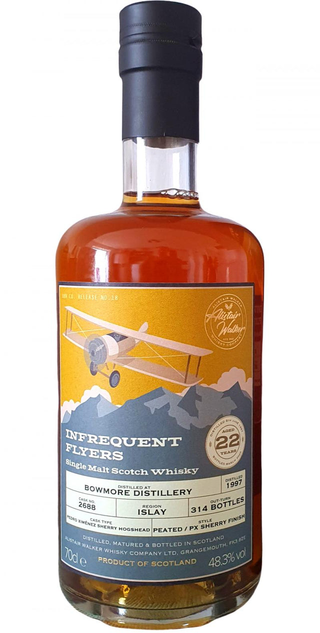 Bowmore Infrequent Flyers Single Cask #2688 1997 22 Year Old Whisky | 700ML at CaskCartel.com