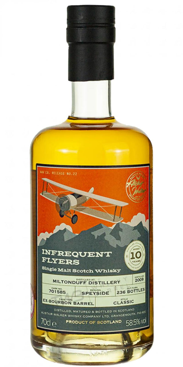 Miltonduff Infrequent Flyers Single Cask #701585 2009 10 Year Old Whisky | 700ML at CaskCartel.com