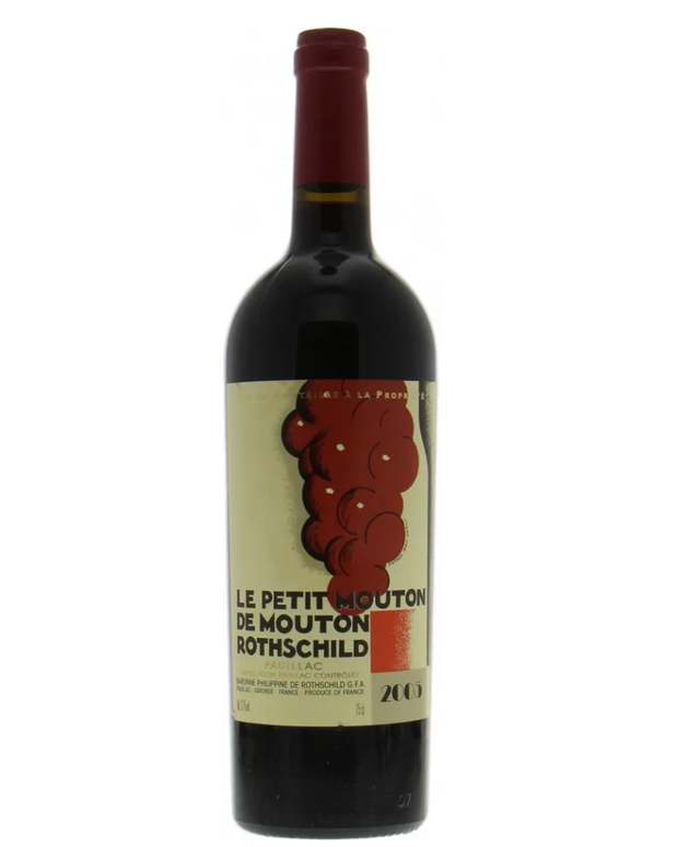 2005 | Chateau Mouton Rothschild | Le Petit Mouton de Mouton Rothschild at CaskCartel.com