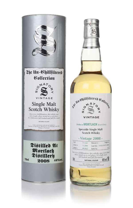 Mortlach 13 Year Old 2008 (casks 314536 & 314537 & 314560) - Un-Chillfiltered Collection (Signatory) | 700ML at CaskCartel.com