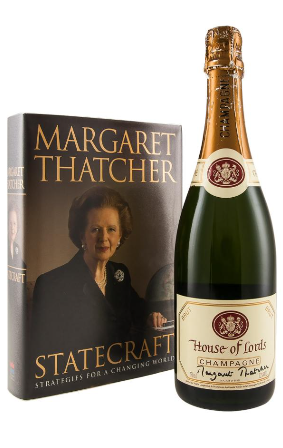 House of Lords | Champagne and Book (Signed by Margaret Thatcher) - NV