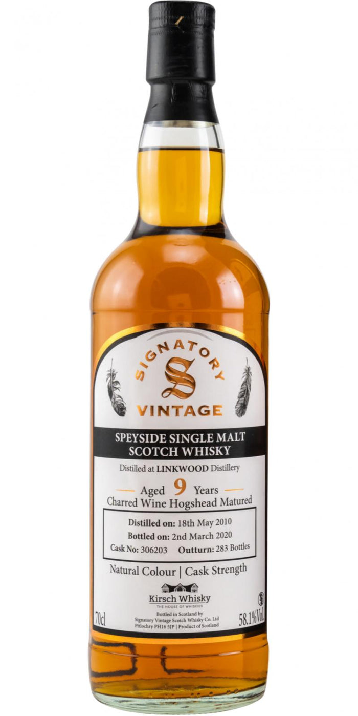 Linkwood 2010 SV Natural Colour | Cask Strength 9 Year Old (2020) Release (Cask #306203) Scotch Whisky | 700ML