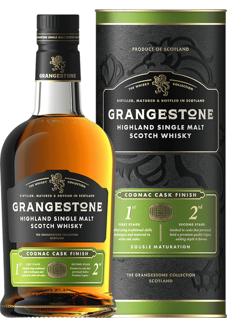 Grangestone Cognac Cask Finish Single Malt Scotch Whisky at CaskCartel.com
