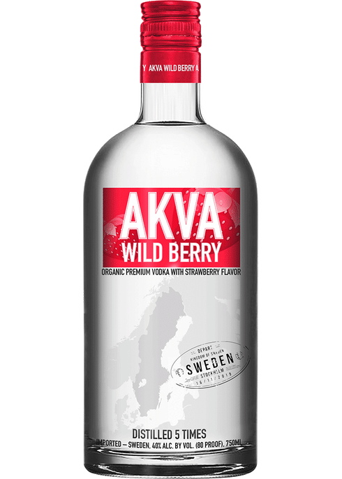 Akva Wild Berry Swedish Vodka