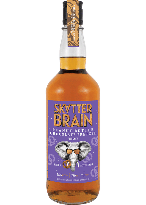 Skatterbrain Peanut Butter Chocolate Pretzel Whiskey at CaskCartel.com