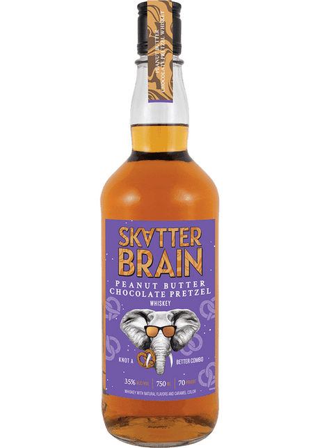 Skatterbrain Peanut Butter Chocolate Pretzel Whiskey at CaskCartel.com