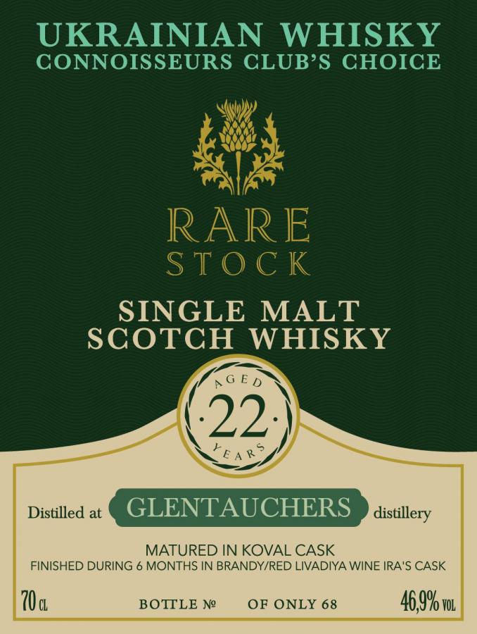 Glentauchers UD Rare Stock 22 Year Old (2020) Release Scotch Whisky | 700ML at CaskCartel.com