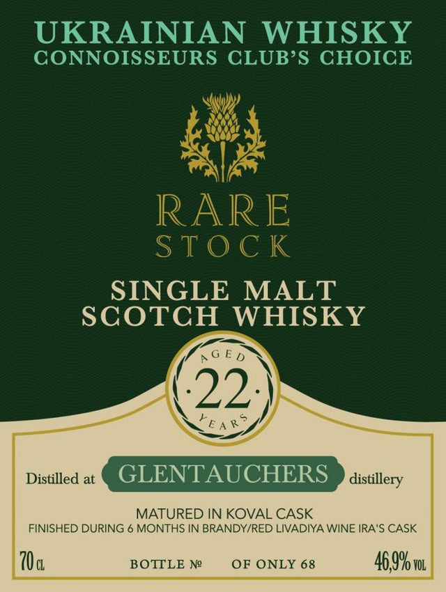 Glentauchers UD Rare Stock 22 Year Old (2020) Release Scotch Whisky | 700ML at CaskCartel.com