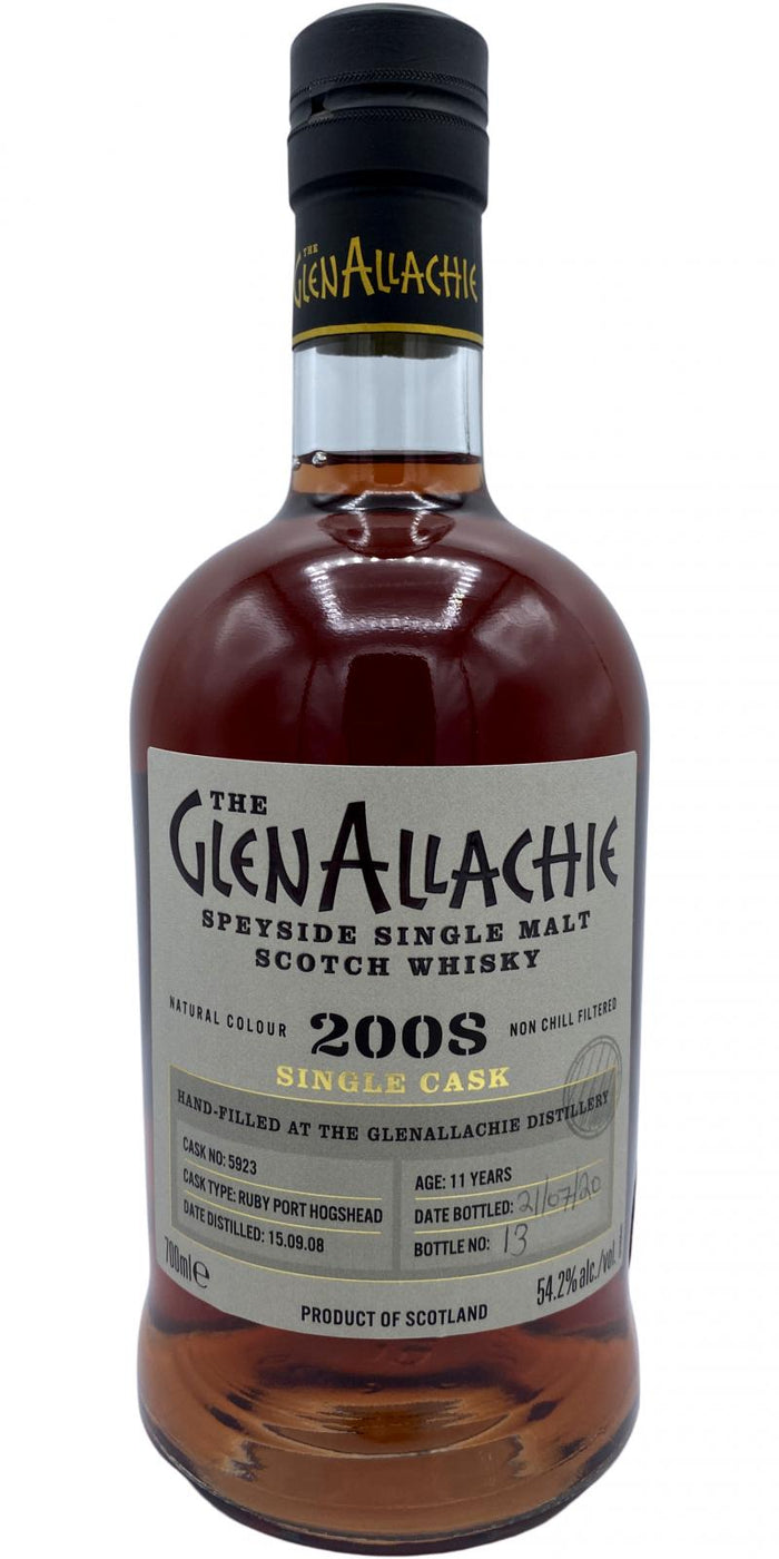 Glenallachie 2008 Single Cask Distillery Exclusive 11 Year Old (2020) Release (Cask #5923) Scotch Whisky | 700ML