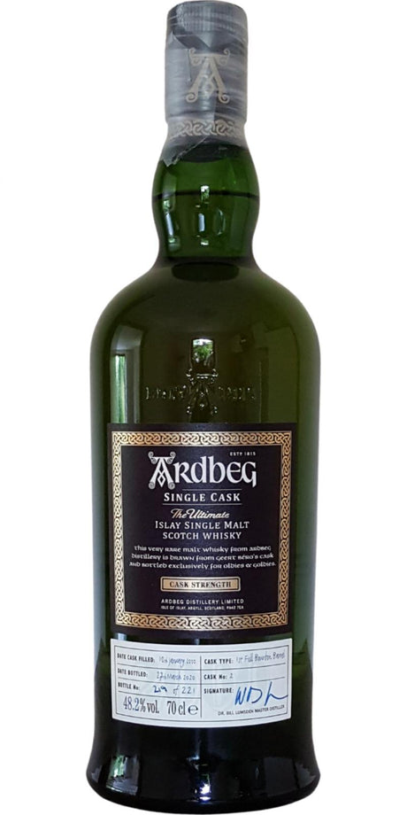 Ardbeg 2000 (Bottled 2020) Bourbon Barrel # 10 Scotch Whisky | 700ML at CaskCartel.com