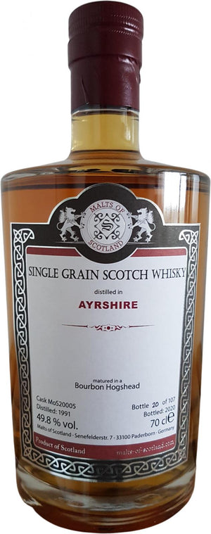 Ayrshire 1991 MoS (2020) Release (Cask #MoS 20005) Scotch Whisky | 700ML at CaskCartel.com