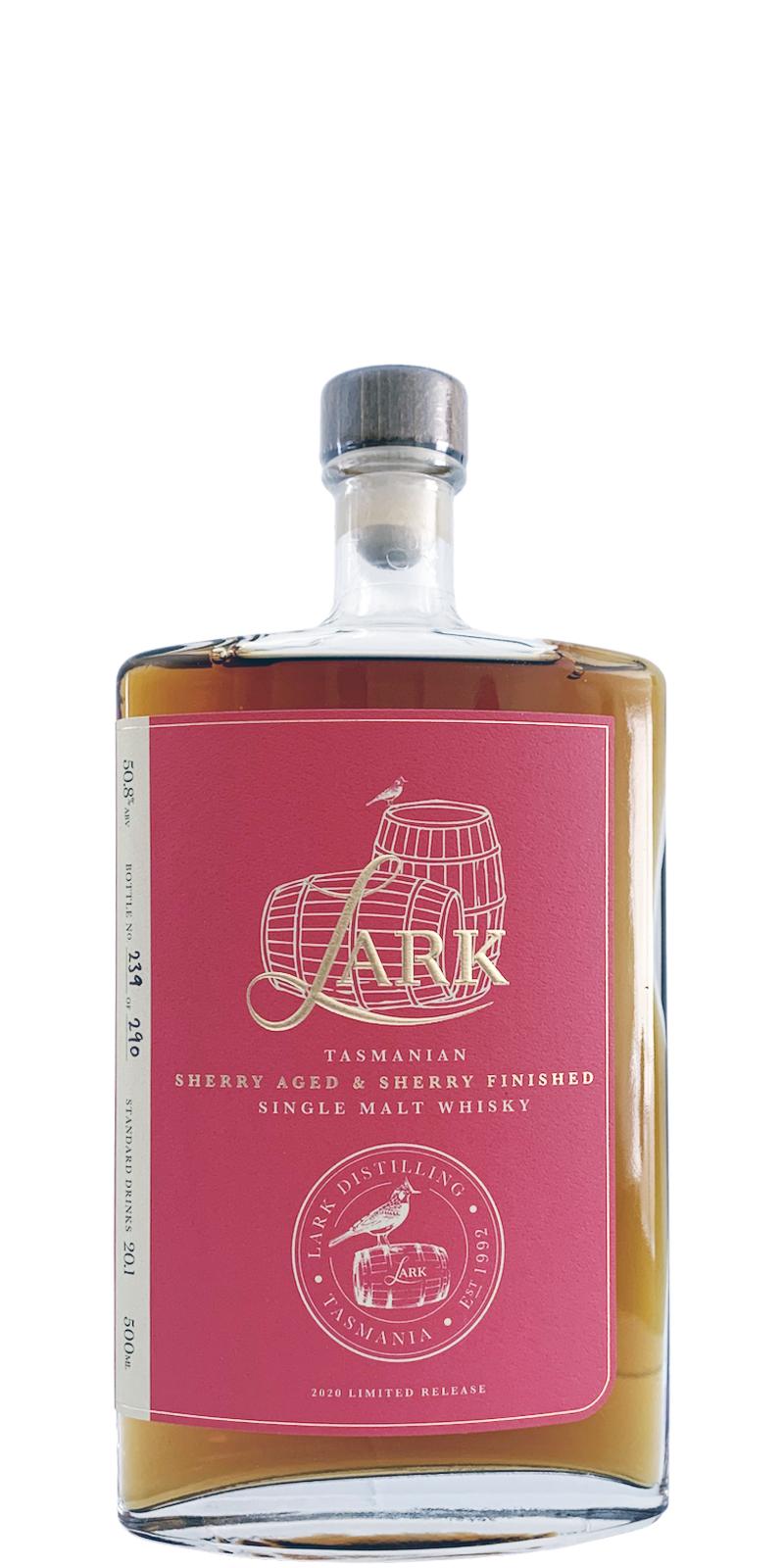 Lark Sherry Aged & Sherry Finished Limited Release (2020) Release (Cask #LD-LR-88) Whisky | 500ML at CaskCartel.com