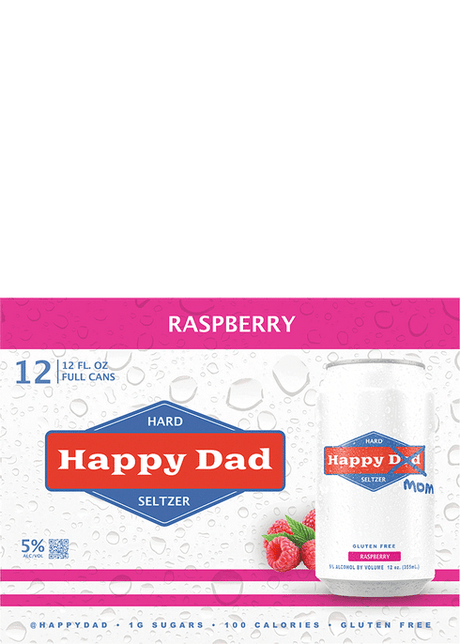 Happy Dad Raspberry Cocktail | 12x255ML at CaskCartel.com