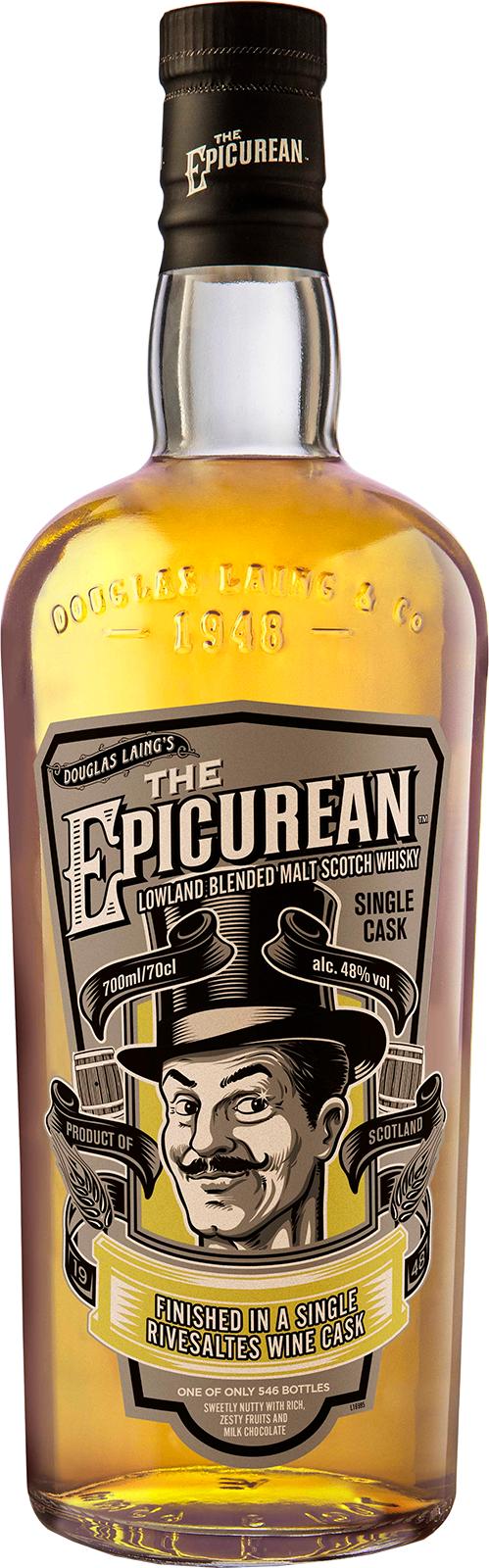 The Epicurean Lowland Blended Malt Rivesaltes Cask Scotch Whisky | 700ML at CaskCartel.com