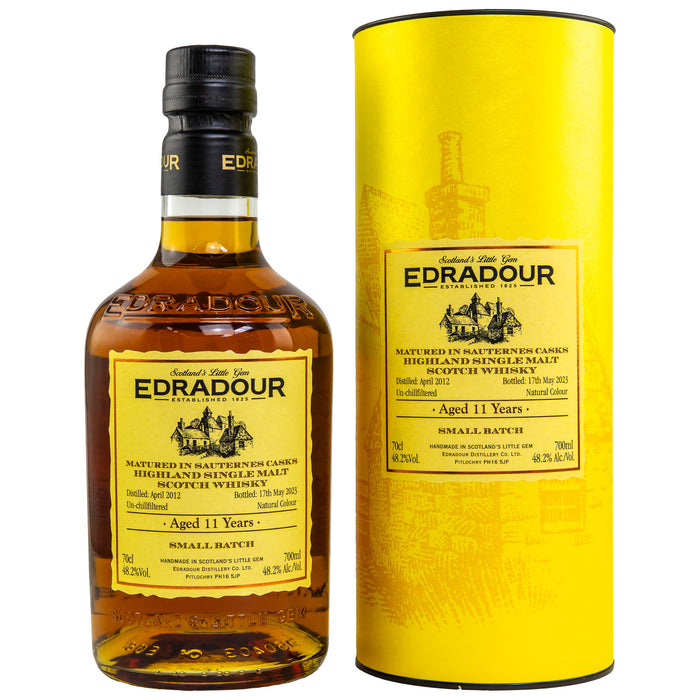 Edradour 11 Year Old (D.2012, B.2023) Sauternes Cask Matured Scotch Whisky | 700ML
