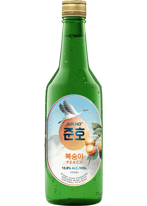 Jun Ho Peach Soju | 355ml at CaskCartel.com